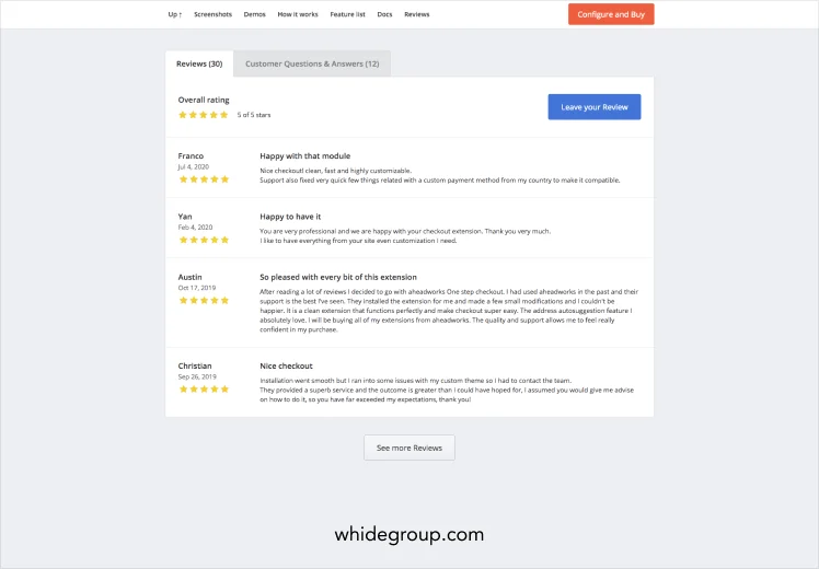 Magento 2 best extensions: Aheadworks