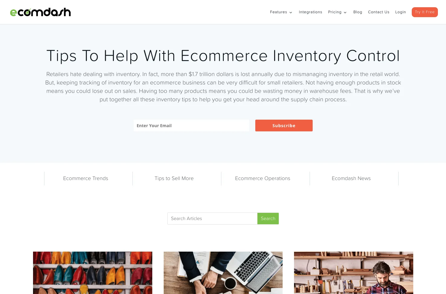 The blogs for ecommerce professional: Ecomdash